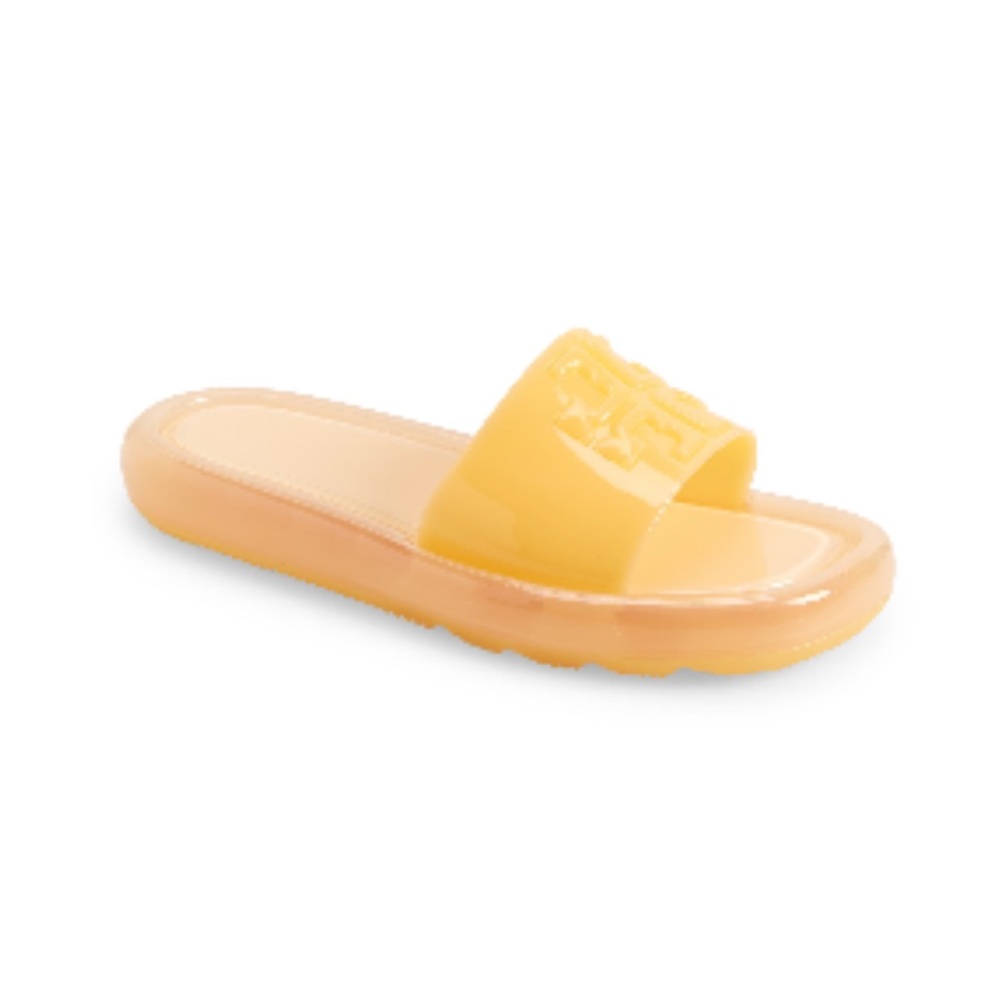 Yellow Jelly Slide Sandal